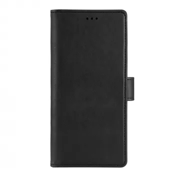 Etui portfelowe Krusell Galaxy A73 5G 17 cm Czarne 3 kieszenie na karty