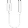 PEDEA Adapter USB-C na jack słuchawkowy 3,5 mm, biały