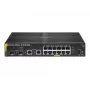 HPE Aruba Networking 6100 12G Class4 PoE 2G/2SFP+ 139W Zarządzany L3 Gigabit Ethernet (10/100/1000) Power over Ethernet (PoE) 1U Czarny