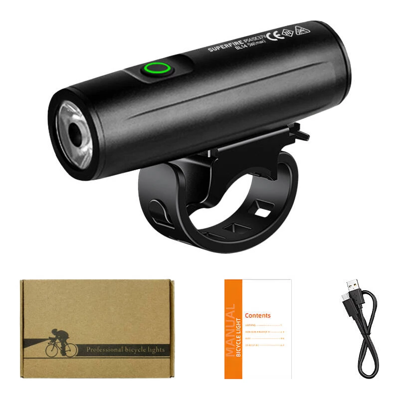 Latarka rowerowa Superfire BL14 — 400 lm, 3 tryby