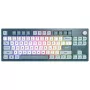 Montech MKey TKL klawiatura gamingowa USB ciemnoszara, jasnoniebieska, biała