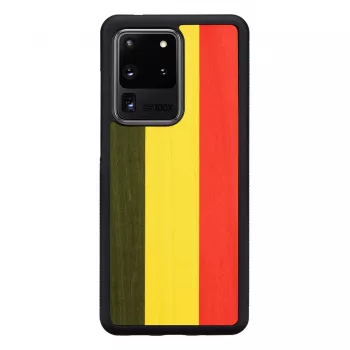 Etui na telefon Man and Wood do Samsung Galaxy S20 Ultra — reggae Czarny