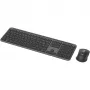Logitech Signature cienki Combo MK950 - zestaw klawiatura i mysz - 100% - pełnowymiarowa - bezprzewodowy - Bluetooth 5.1 LE - AZERTY - francuski - grafitowy (920-012485)