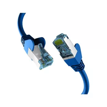 Kabel krosowy EFB-Elektronik RJ45 z kablem surowym Cat.7, niebieski, 1 m, S/FTP PIMF, kabel sieciowy LAN DSL Producent: EFB Elektronik (EC020200207)