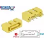 DeLOCK 89886 Złącze przewodowe SATA żółty (89886)