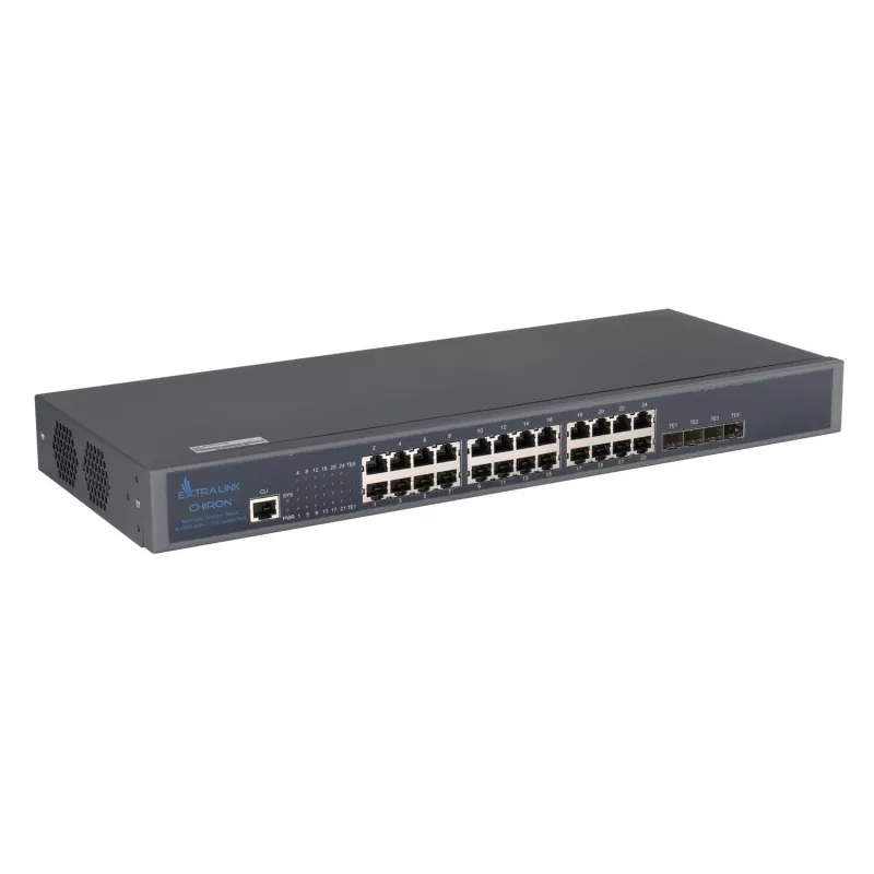 Managed Switch Extralink Chiron 24x RJ45 1000Mb/s 4x SFP+ L3