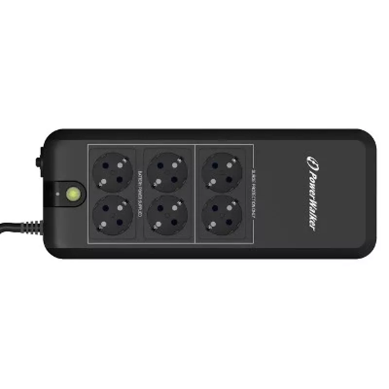 PowerWalker VFD 600 APFC FR Standby (Offline) 0,6 kVA 300 W 6 gniazd AC