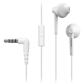 Przewodowe słuchawki douszne Panasonic RP-TCM55E — 10–24000 Hz, kabel 1,2 m, 14 g, czarne