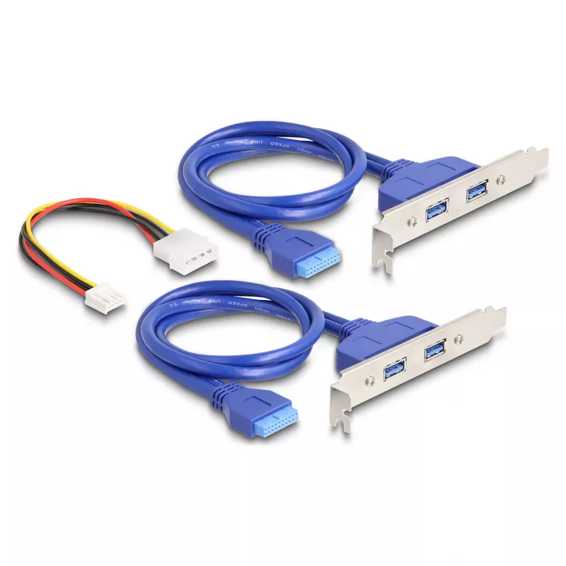 DeLOCK 61066 Wewnętrzny adapter USB 3.2 Gen 1 M.2 Męski Czarny