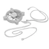 Wentylator obudowy 120 mm MODECOM VOLCANO APEX 120 ARGB biały — wentylator chłodzący ARGB 120 mm