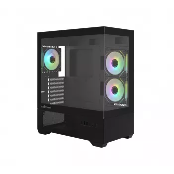 Obudowa PC CHRONIX V2 Mid Tower ARGB wentylator x3 czarna
