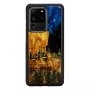 Etui iKins do Samsung Galaxy S20 Ultra — czarne, model 'Cafe Terrace'