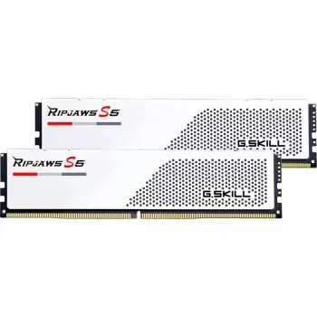 DIMM 96 GB DDR5-6000 (2x 48 GB) Dual-Kit, pamięć biała, F5-6000J3036F48GX2-RS5W, Ripjaws S5, INTEL XMP