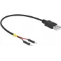 Kabel USB DeLOCK 85401 0.2m USB A Czarny