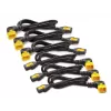 APC Power Cord Kit (6 szt.), blokowany, C13 do C14 (kąt 90°), 1,2 m