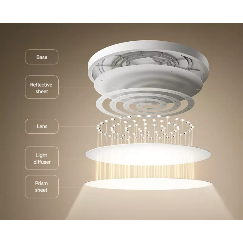 Inteligentna lampa sufitowa Xiaomi D30 WiFi 30W