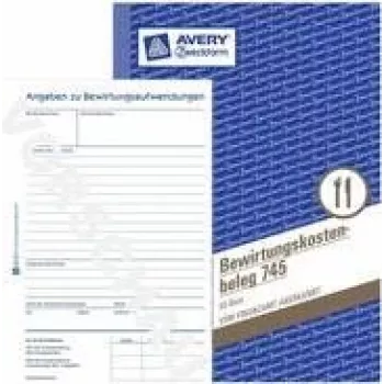 Avery 745 Niebiesko-Biała Księga Administracyjna (745)