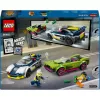 LEGO City zestaw 60415 Pościg radiowozu i muscle cara — 213 elementów, 2 minifigurki, wiek 6+