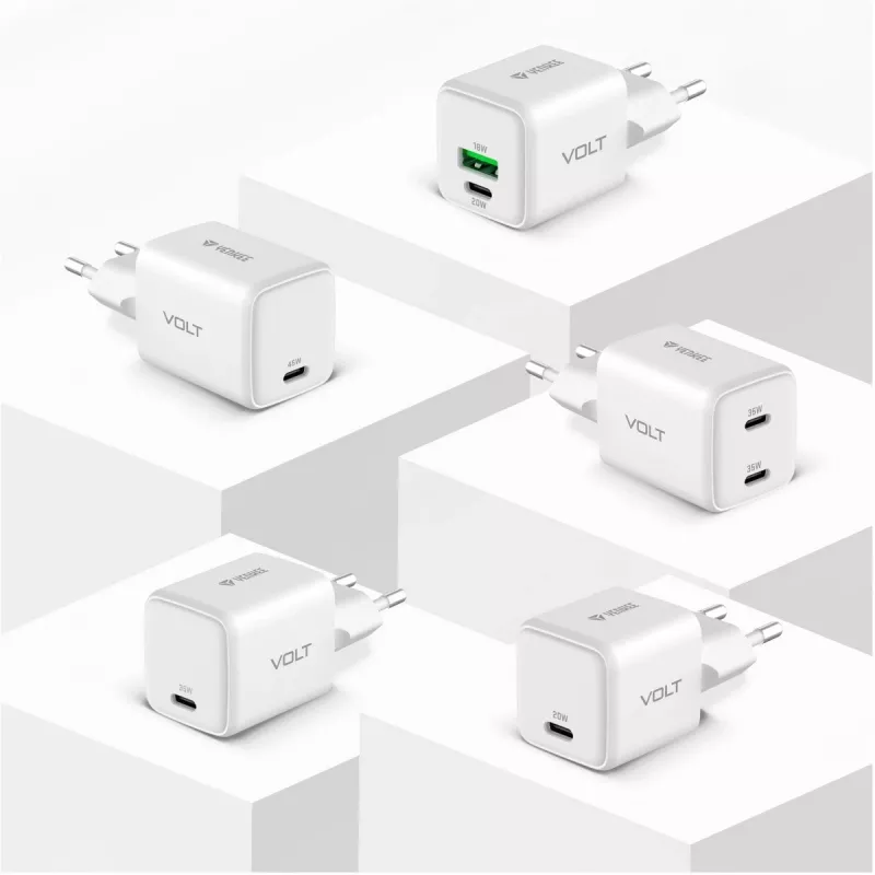Ładowarka sieciowa USB C/A YENKEE YAC G38 20W 3A Power Delivery (USB‑C i USB‑A)