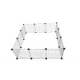 Klata dla psa c&c Modular 145×75×37 cm — klatka wewnętrzna/zewnętrzna, modułowa konstrukcja panelowa, czarna