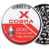 Śrut wiatrówkowy UMAREX Pointed Ribbed Shot Cobra 6,35 mm, 1,56 g, srebrny, 200 szt.