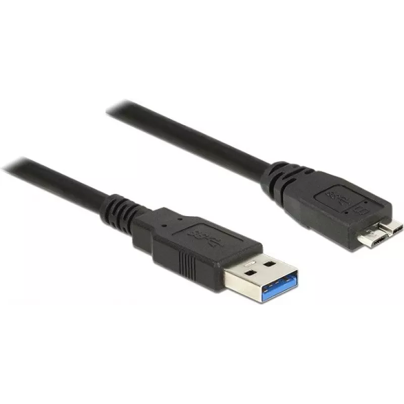 Kabel USB DeLOCK 85075 USB 3.2 Gen 1 3m USB A Micro-USB B Czarny