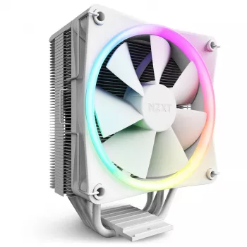NZXT T120 RGB Chłodzenie procesora powietrzem 12 cm Biały 1 szt.