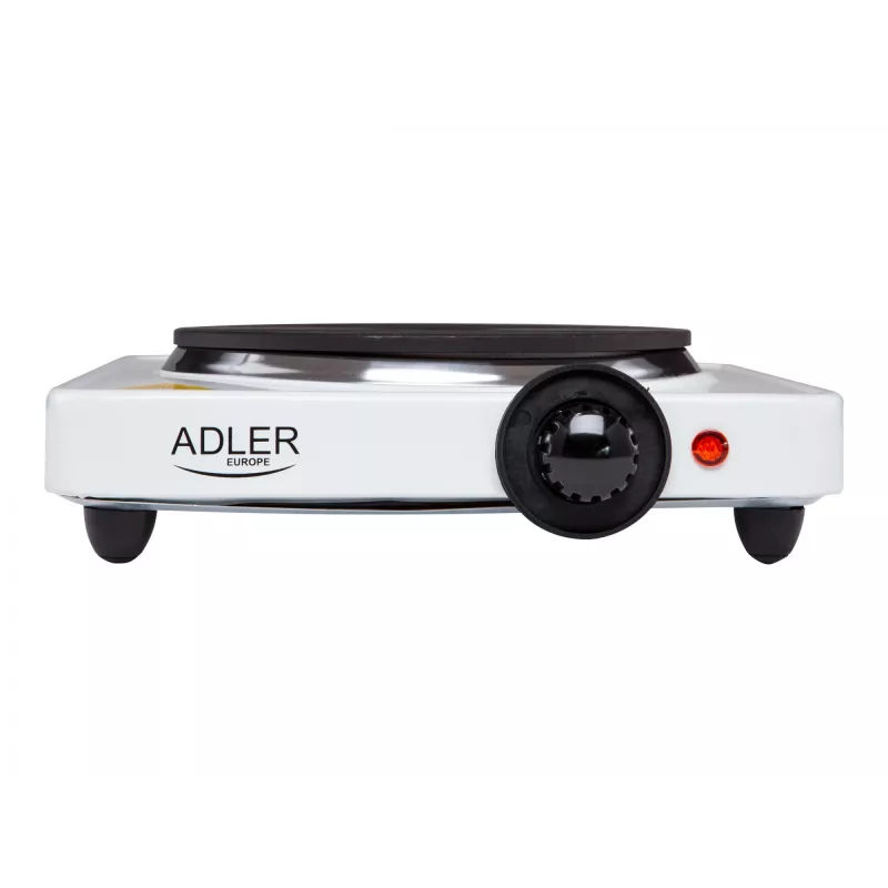 Adler AD 6503 płyta grzewcza Biała Wolnostojąca Płyta żeliwna 1 strefa(y)