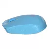Bezprzewodowa mysz symetryczna NATEC STORK — Bluetooth + USB Type-A, 1600 DPI, 3 przyciski, jasnoniebieska