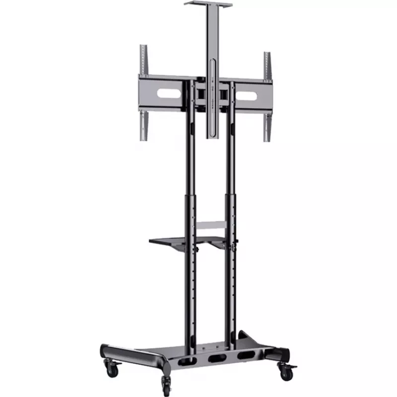 HAGOR HP Twin Stand HD - Wózek - do płaskich ekranów / sprzętu AV - Czarny - Przekątna ekranu: 140-213 cm (55-84) - Interfejs montażowy: do 800 x 500 mm (8210)