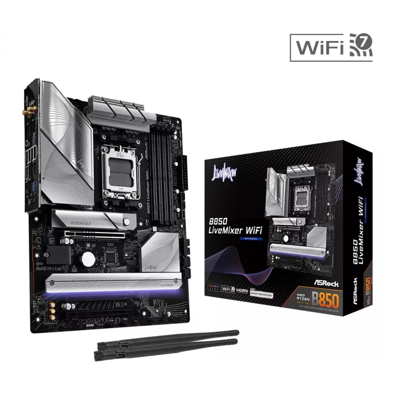 ASRock B850 LiveMixer WiFi ATX Płyta Główna