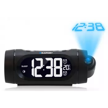 Clock Radio Blaupunkt CRP9BK, FM PLL, Projector, USB Charging, Temperature Inside (CRP9BK)