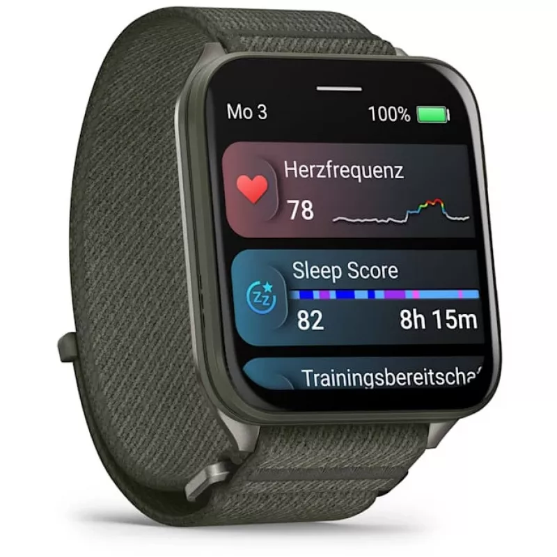 Garmin Venu X1 5,08 cm (2 inch) AMOLED Cyfrowy 448 x 486 pikseli Ekran dotykowy Szary Wi-Fi GPS (satelitarny)