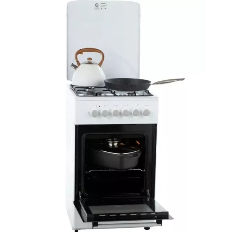 Kuchenka gazowo-elektryczna MPM MPM-56-KGE-03 biała
