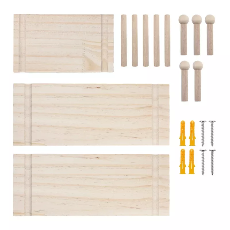Maclean MC-130 WD drewniana tablica organizer, 40x60 cm, maks. 20 kg