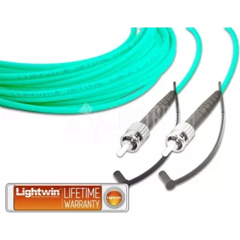 Lightwin Wysokiej Jakości Simplex Światłowodowy Kabel Patchcord, MM OM3, ST - ST Kabel Patchcord Światłowodowy (LSP-50 ST-ST 2.0 OM3)