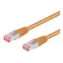 Wentronic Goobay Kabel krosowy CAT 6, S/FTP (PiMF), pomarańczowy, 20 m - LSZH bezhalogenowy, miedź (93472)