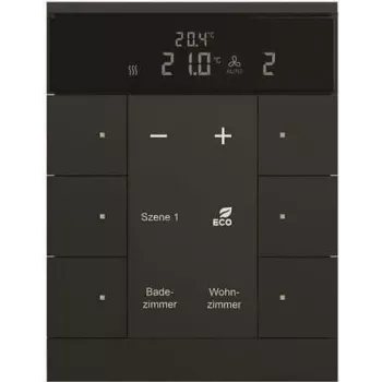 Busch-Jaeger HVAC-Slave-Device 6-way, BE, czarny, matowy SBS/U6.0.11-885 (2CKA006330A0034)