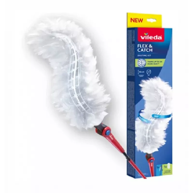 Szufelka Vileda z długim uchwytem + 1 zapas Flex&Catch