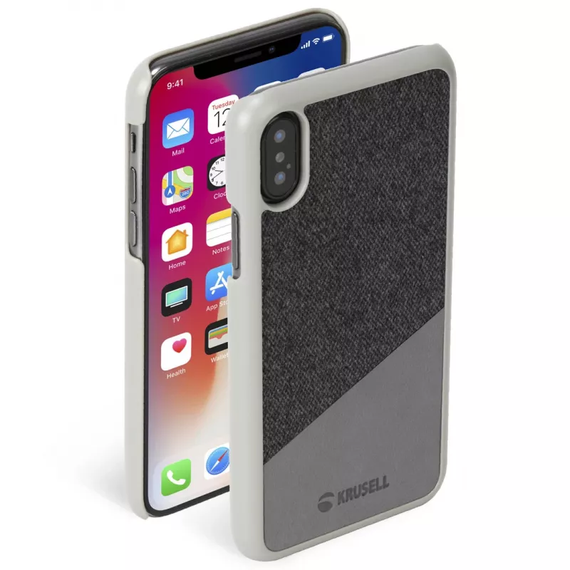 Cover Krusell Tanum iPhone X/XS 14,7 cm Szary