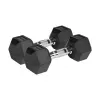 REBEL ACTIVE Hantle żeliwne powlekane gumą 2x8 kg