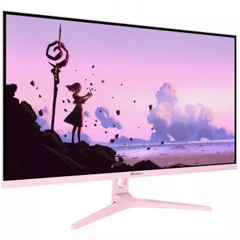 Monitor komputerowy Arozzi Nova 32 cale (80 cm) 2560×1440 Quad HD LED 1 ms 16:9 Różowy z głośnikami i VESA