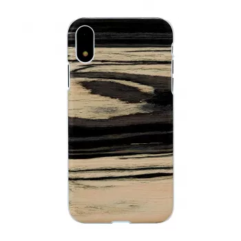 Etui man and wood na iPhone XR — wykończenie biały heban