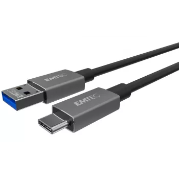 Kabel USB Emtec ECCHAT700TCU3 1.2m USB 3.2 Gen 2 Czarny