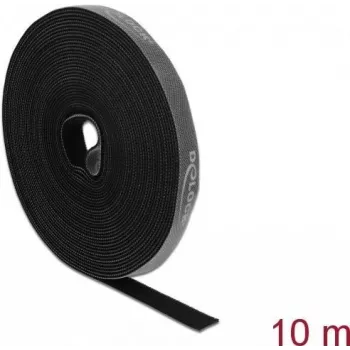 Taśma montażowa DeLOCK Taśma na rzep w rolce dł. 10 m x szer. 15 mm szara