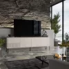 szafka RTV ABI 4D 200x38x62 kaszmir matowy