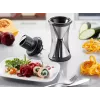 Spiralny krajalniczka GEFU SPIRELLI XL 13700 — do warzyw Ø do 6,5 cm, dwie szerokości spirali 4,5 mm i 8 mm