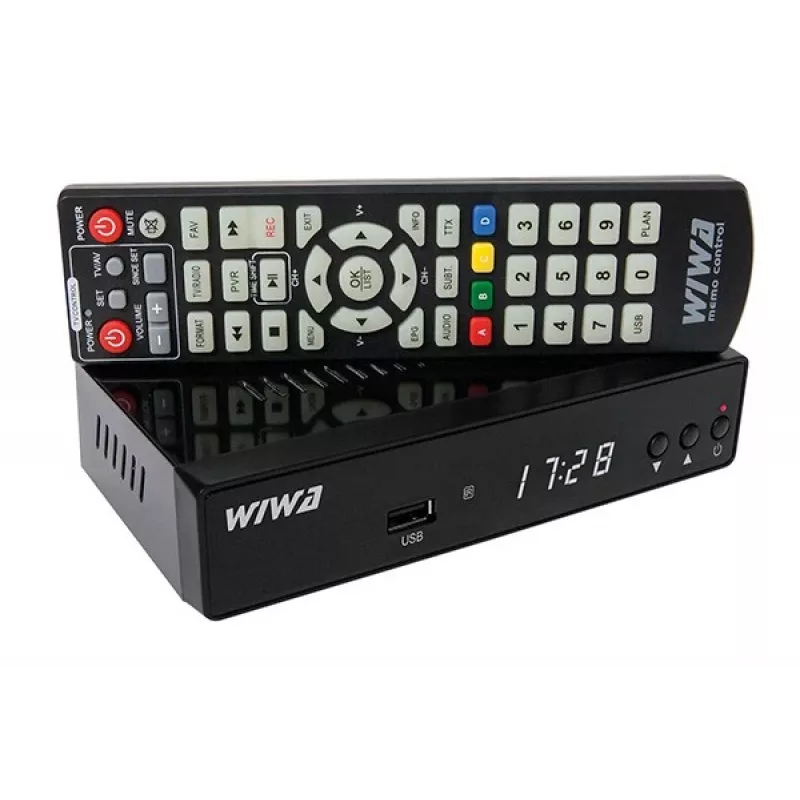 Odbiornik TV WIWA H.265 MAXX — cyfrowy tuner DVB-T / DVB-T2 z obsługą H.265 (HEVC)