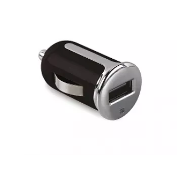 Ładowarka samochodowa Celly CCUSBTURBO — uniwersalna ładowarka samochodowa USB, pojedynczy port USB 2.0, wyjście 2,4 V, czarna