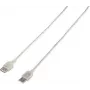 Kabel połączeniowy Renkforce USB 2.0 [1x wtyk USB 2.0 A - 1x gniazdo USB 2.0 A] 3,00 m przezroczysty (RF-4538152)